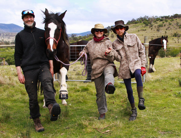 Angel’s horses all ‘Scooted and Booted’ for their ongoing adventure