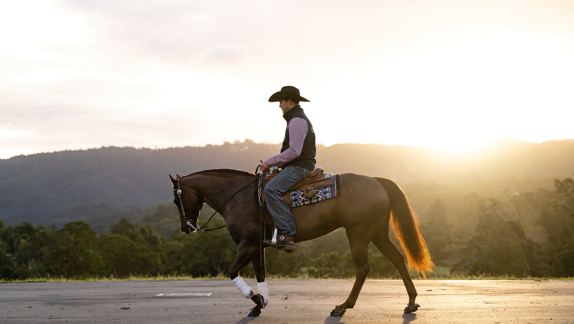 Rider on a horse wearing Scoot Boots