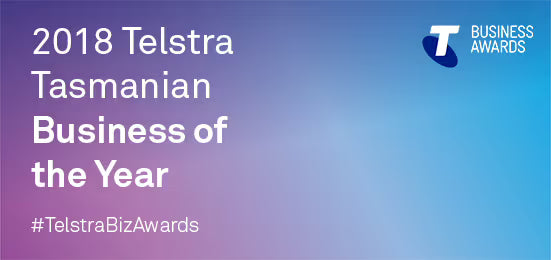 Telstra Tasmanian Business of the Year 2018 logo